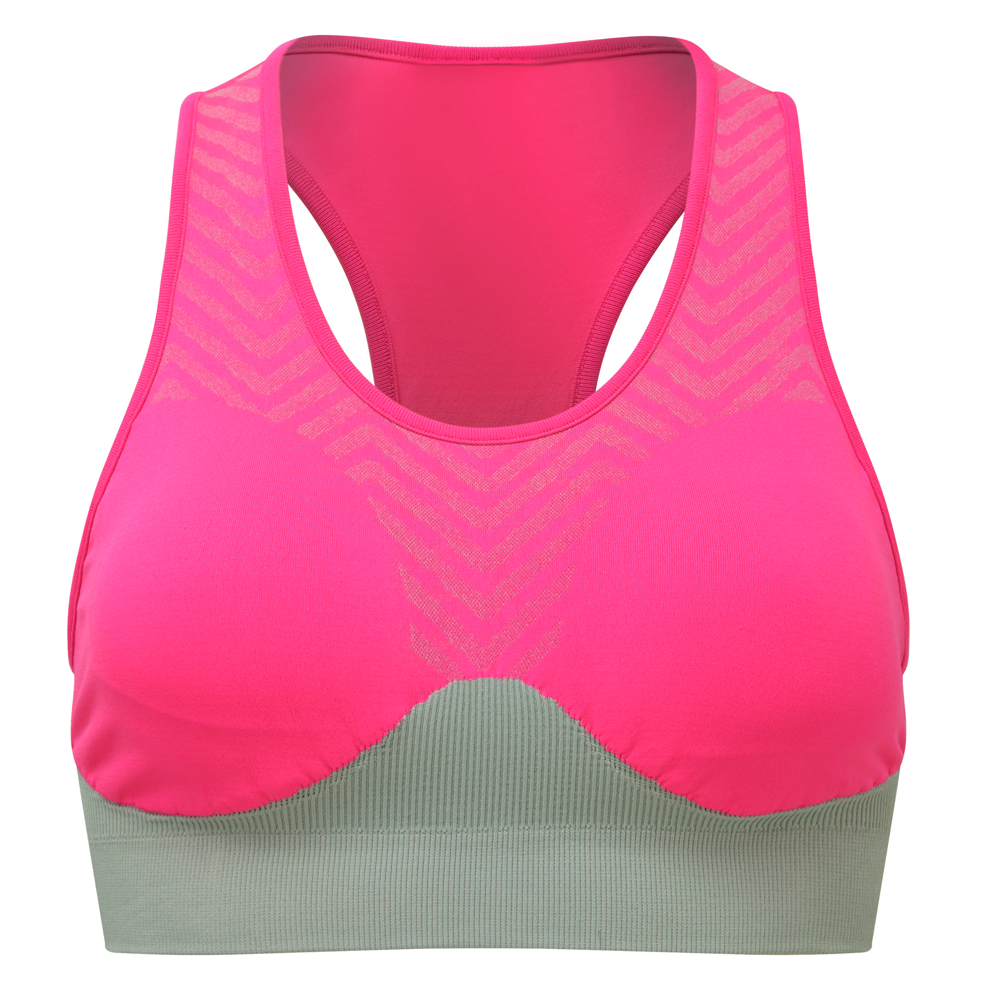 fluro pink sports bra